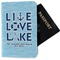 Live Love Lake Passport Holder - Fabric (Personalized)
