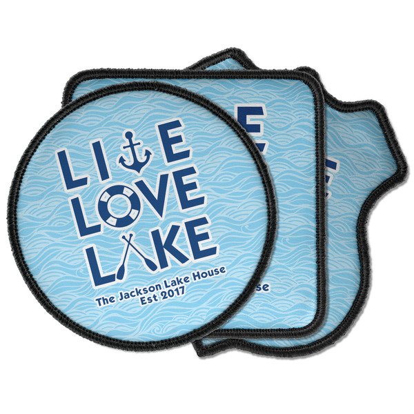 Custom Live Love Lake Iron on Patches (Personalized)