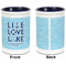 Live Love Lake Pencil Holder - Blue - approval