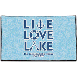 Live Love Lake Door Mat - 60"x36" (Personalized)