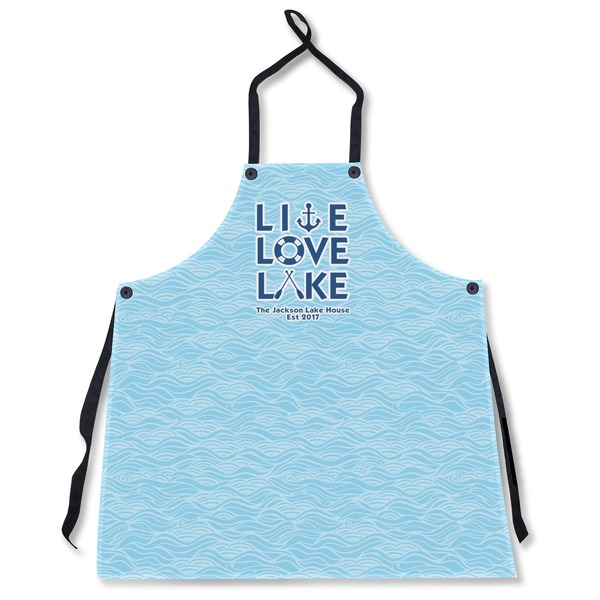 Custom Live Love Lake Apron Without Pockets w/ Name or Text