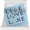 Live Love Lake Personalized Blanket