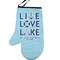 Live Love Lake Personalized Oven Mitt - Left