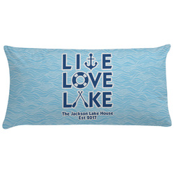 Live Love Lake Pillow Case - King (Personalized)