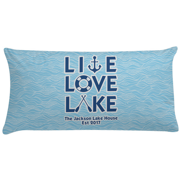 Custom Live Love Lake Pillow Case - King (Personalized)