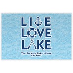 Live Love Lake Laminated Placemat w/ Name or Text