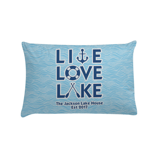 Custom Live Love Lake Pillow Case - Standard (Personalized)