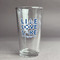 Live Love Lake Pint Glass - Two Content - Front/Main
