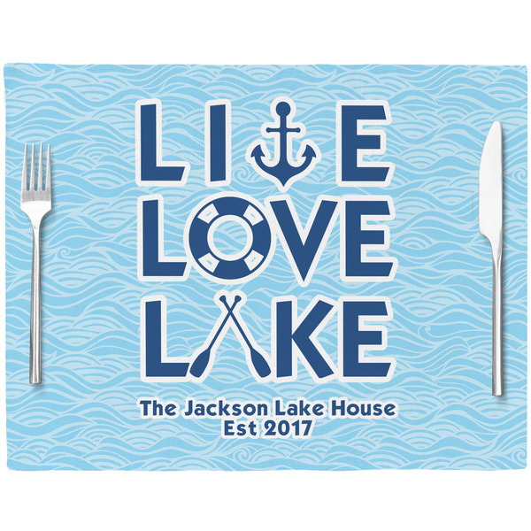 Live Love Lake Placemat with Props