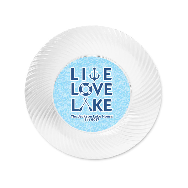 Live Love Lake Plastic Party Appetizer & Dessert Plates - Approval