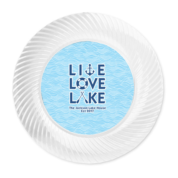 Live Love Lake Plastic Party Dinner Plates - Approval