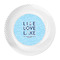 Live Love Lake Plastic Party Dinner Plates - Approval