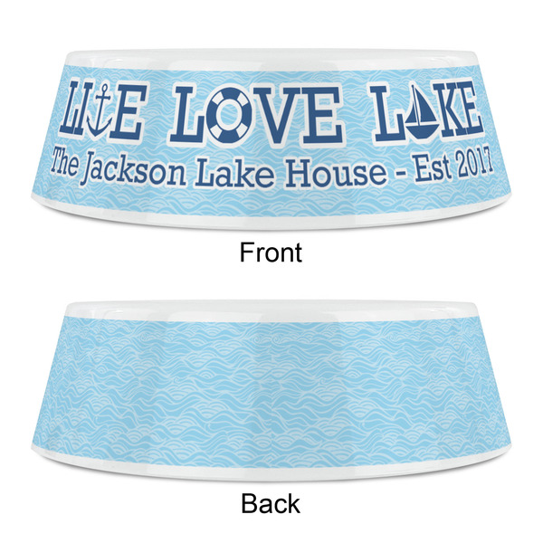 Live Love Lake Plastic Pet Bowls - Small - APPROVAL