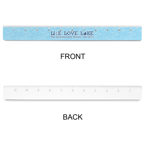 Live Love Lake Plastic Ruler - 12" - APPROVAL