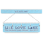 Live Love Lake Plastic Ruler - 12" (Personalized)