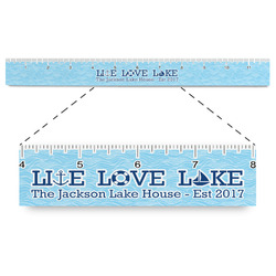 Live Love Lake Plastic Ruler - 12" (Personalized)