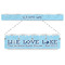 Live Love Lake Plastic Ruler - 12" (Personalized)