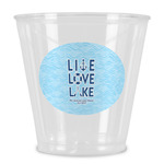 Live Love Lake Plastic Shot Glass (Personalized)