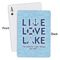 Live Love Lake Playing Cards - Approval