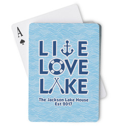 Live Love Lake Playing Cards (Personalized)