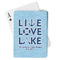 Live Love Lake Playing Cards (Personalized)