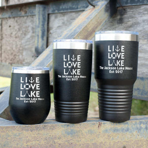 Live Love Lake Polar Camel Tumblers - Group Shot