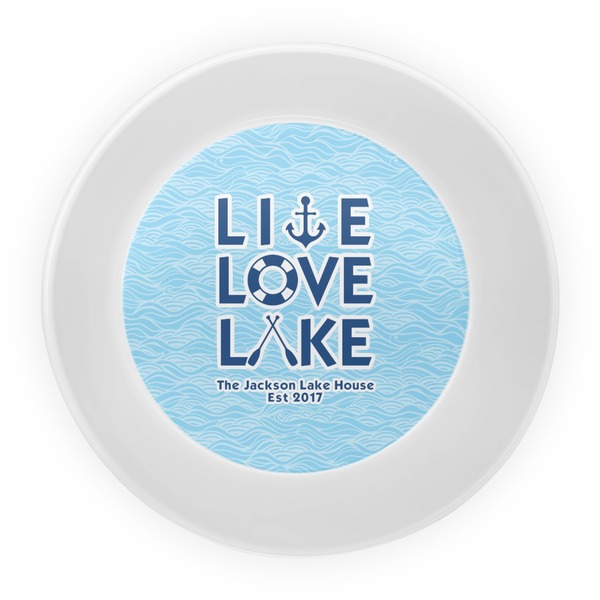Live Love Lake Melamine Bowl - Center