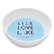 Live Love Lake Melamine Bowl - Side and center