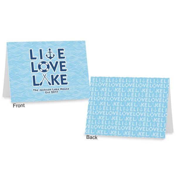 Live Love Lake Postcard - Front and Back
