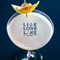 Live Love Lake Printed Drink Topper - Medium - In Context