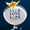 Live Love Lake Printed Drink Topper - XLarge - In Context