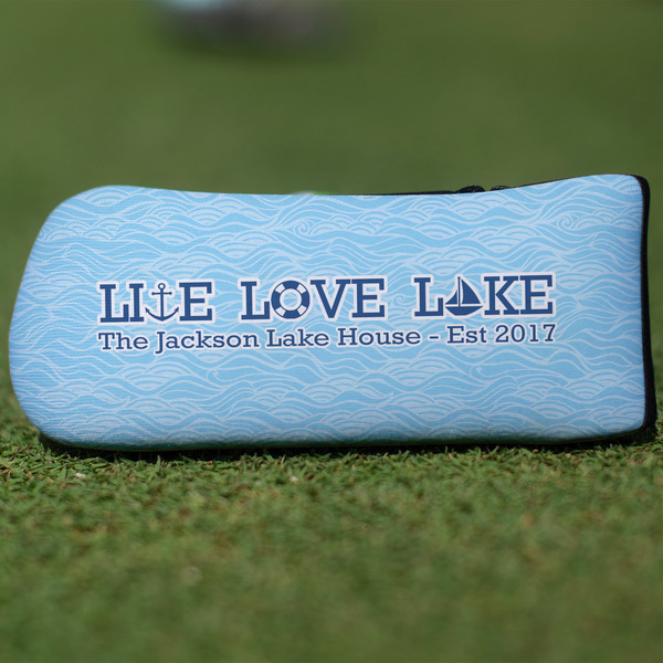 Custom Live Love Lake Blade Putter Cover (Personalized)