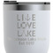Live Love Lake RTIC Tumbler - White - Close Up