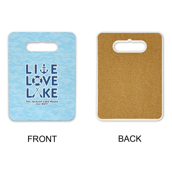 Live Love Lake Rectangle Trivet with Handle - APPROVAL