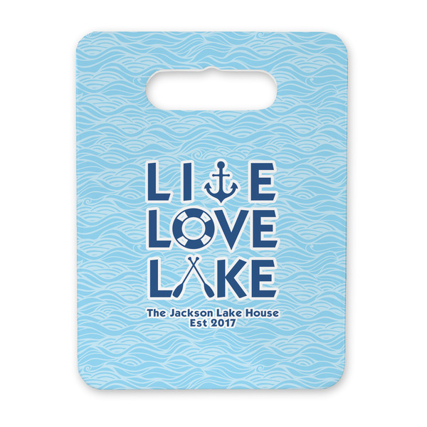 Custom Live Love Lake Rectangular Trivet with Handle (Personalized)