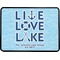 Live Love Lake Rectangular Car Hitch Cover w/ FRP Insert