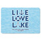 Live Love Lake Rectangular Fridge Magnet - FRONT