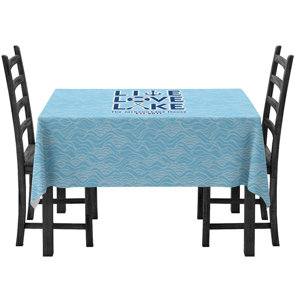Custom Live Love Lake Tablecloth (Personalized)
