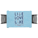 Live Love Lake Tablecloth - 58"x58" (Personalized)
