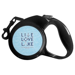 Live Love Lake Retractable Dog Leash - Medium (Personalized)