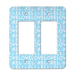 Live Love Lake Rocker Style Light Switch Cover - Two Switch