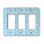 Live Love Lake Rocker Style Light Switch Cover - Three Switch