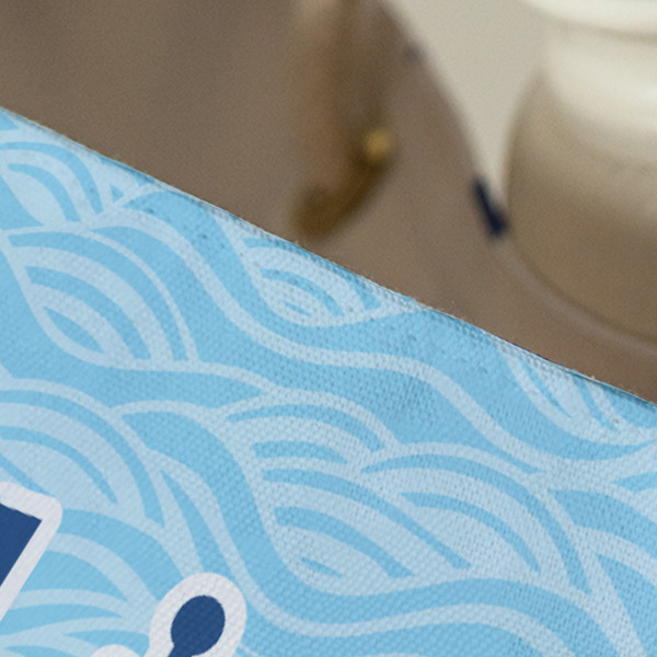 Live Love Lake Large Rope Tote - Close Up View