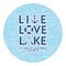 Live Love Lake Round Decal