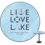 Live Love Lake Round Table - 24" (Personalized)