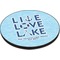 Live Love Lake Round Table Top (Angle Shot)