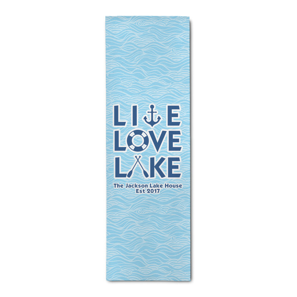 Custom Live Love Lake Runner Rug - 2.5'x8' w/ Name or Text