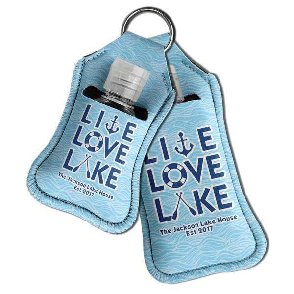 Live Love Lake Sanitizer Holder Keychain - Both in Case (PARENT)