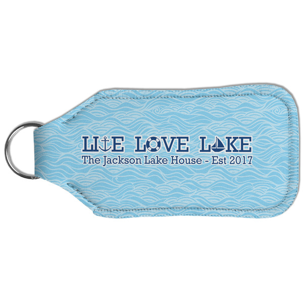 Live Love Lake Sanitizer Holder Keychain - Large (Back)