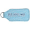 Live Love Lake Sanitizer Holder Keychain - Large (Back)